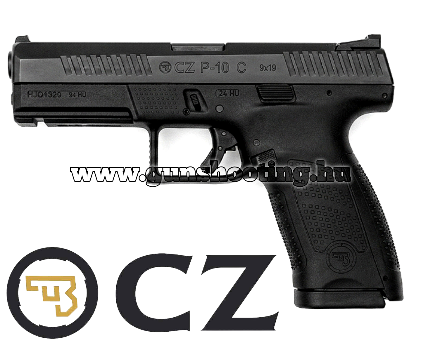 B0554-0711 CZ P-10 C 9x19 Luger 15-ös  tár HUNGARY