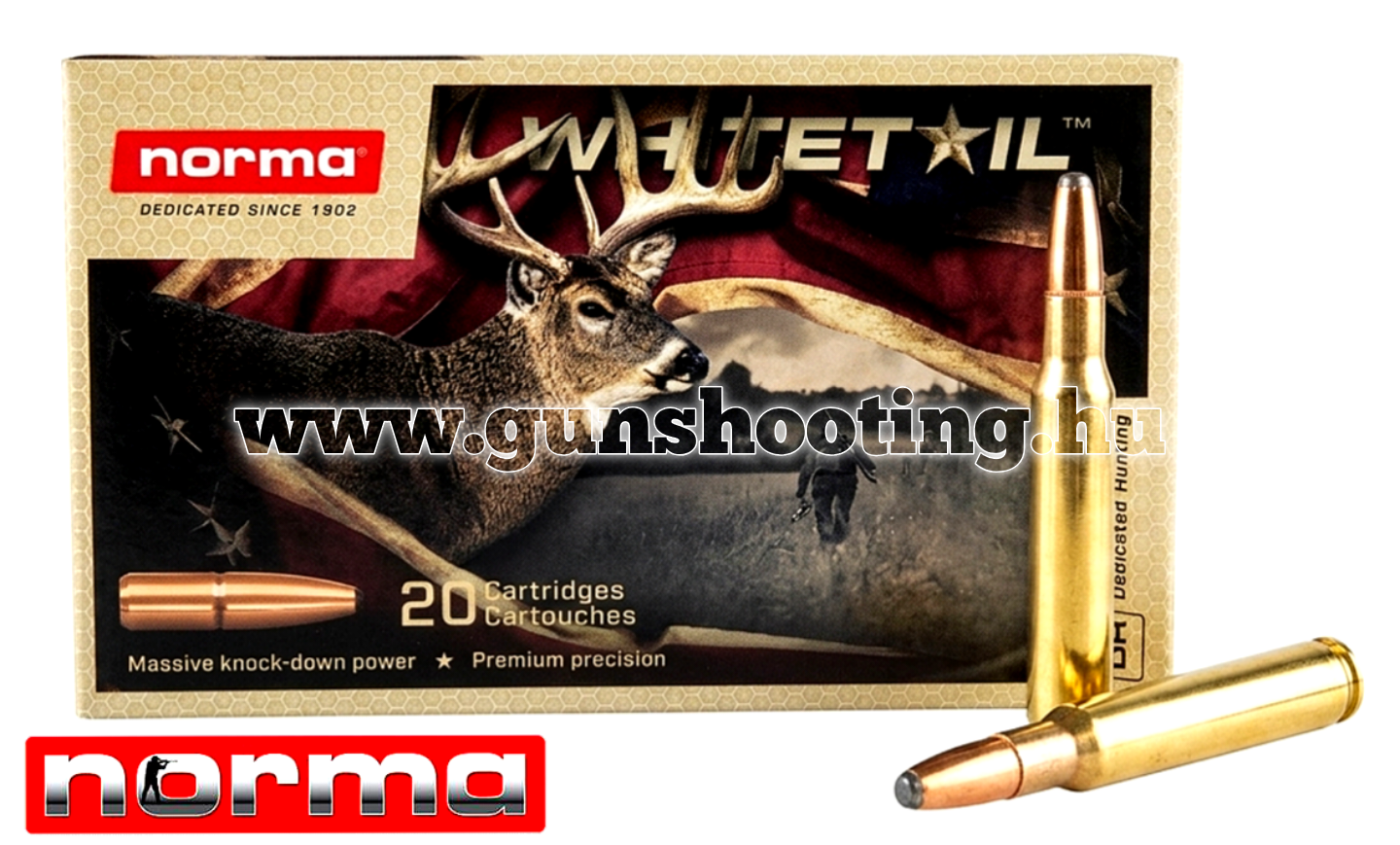 20177602 30-06 Norma Whitetail 11,7g/180gr Lőszer