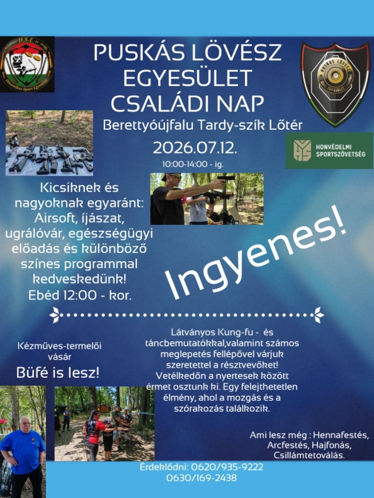 Puskás Lövész Egyesület Családi nap