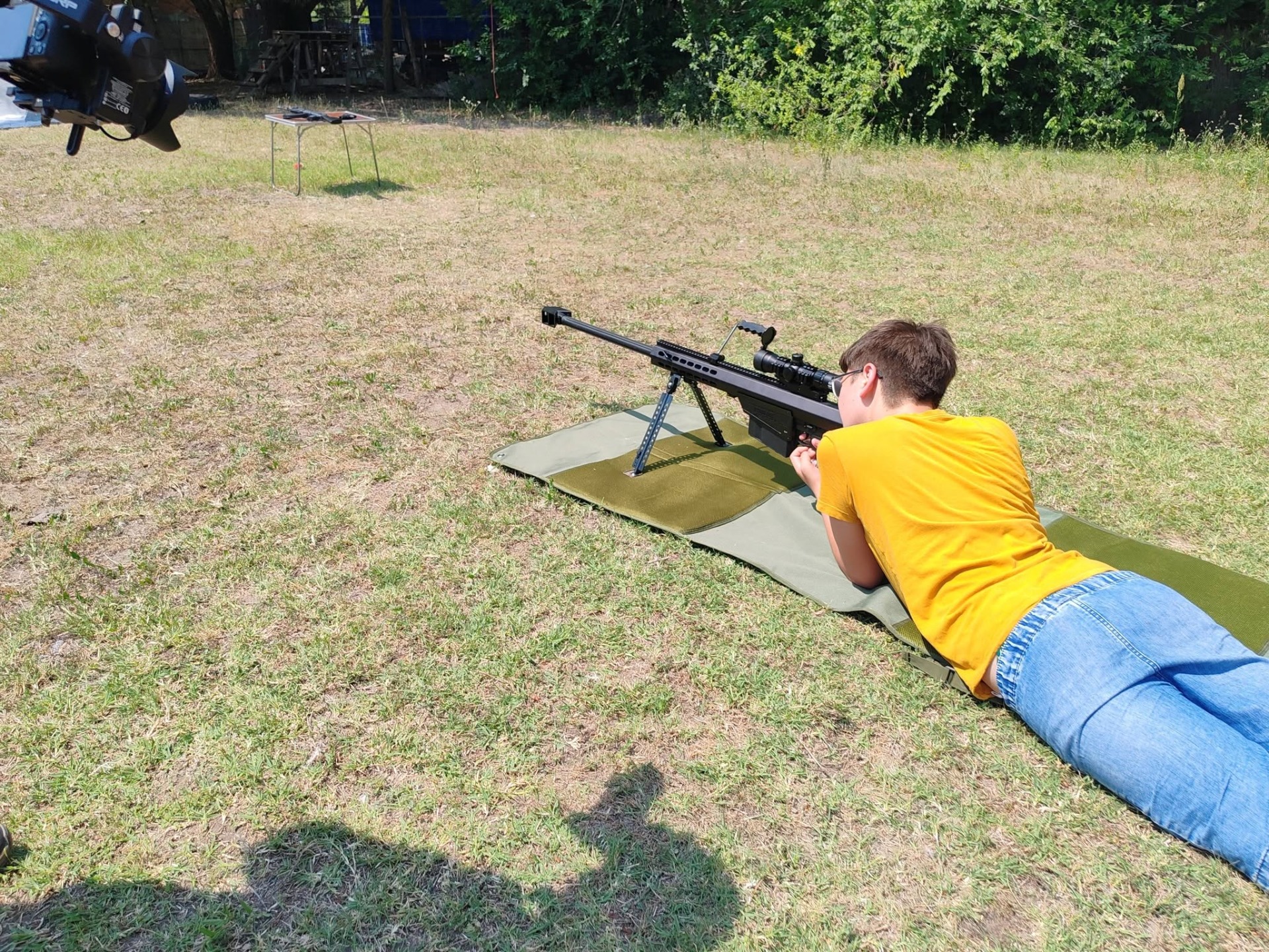 Barett 50 Kaliberű mesterlövész Airsoft puska próba