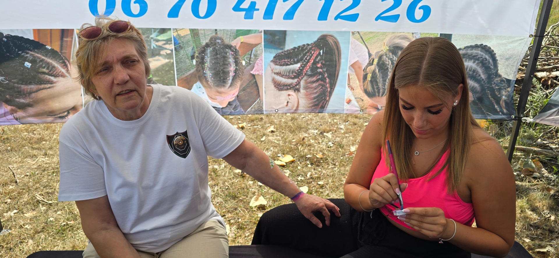 Arcfestés, Hajfonás